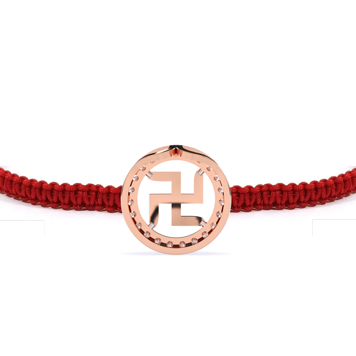 Traditional Meets Trendy – Swastik Rakhi With Positive Energy Of Lab Diamond